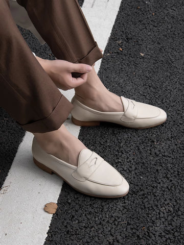 Mocassins en cuir pour hommes