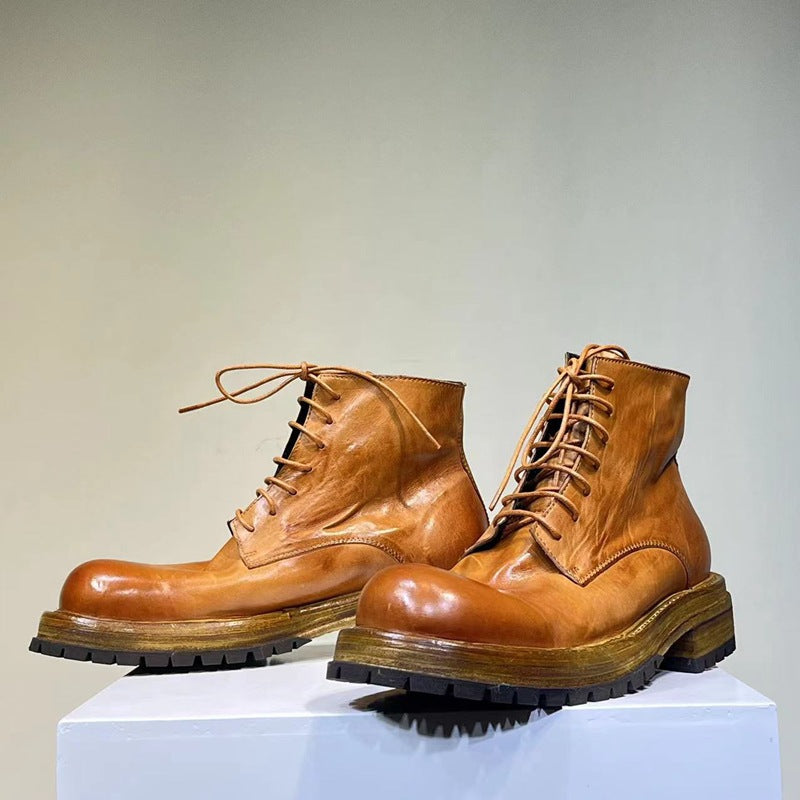 Men's Distressed Work Boots