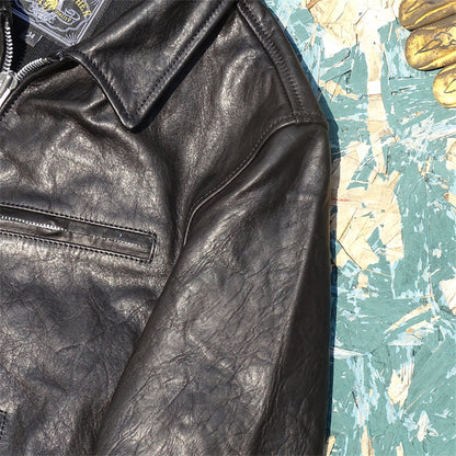 Men's Mulholland Leather Jacket-Japanese Horsehide