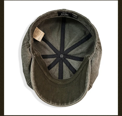 Casquette gavroche délavée pour homme