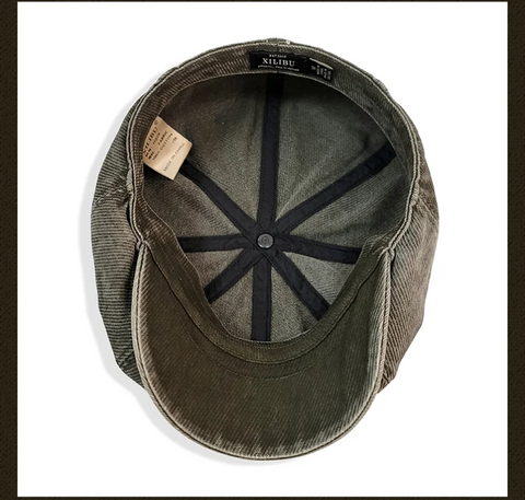 Men's Washed Newsboy Cap