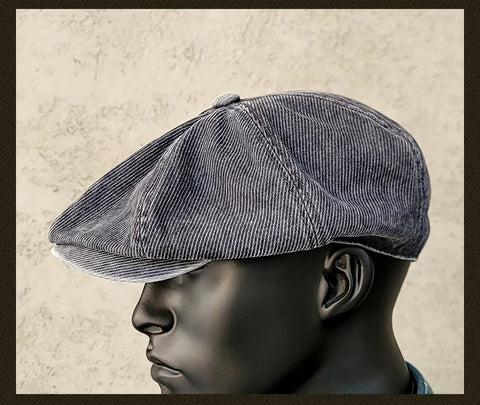 Men's Washed Newsboy Cap
