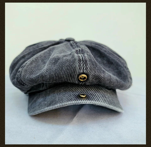 Men's Washed Newsboy Cap