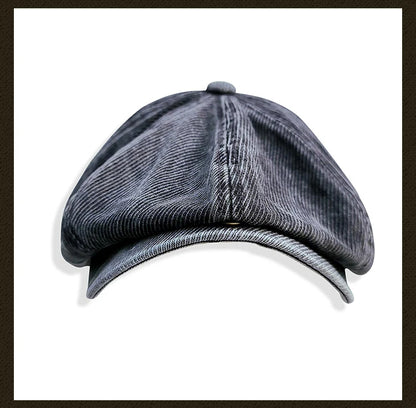 Casquette gavroche délavée pour homme