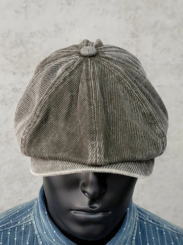 Men's Washed Newsboy Cap
