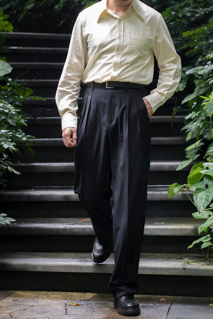 Men's Pleated Trousers