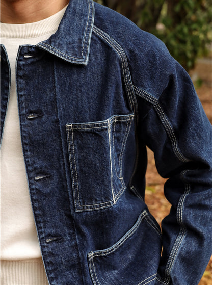 Men's Moto Denim Jacket