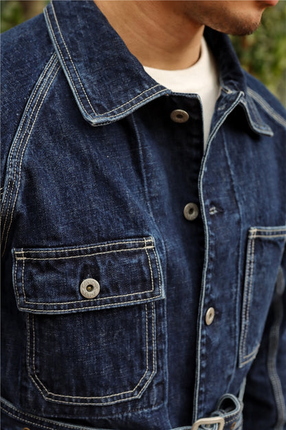 Men's Moto Denim Jacket