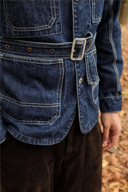 Men's Moto Denim Jacket