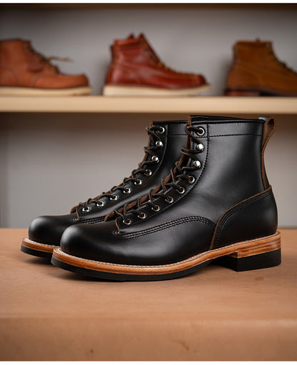 Men's Fringed Service Boots