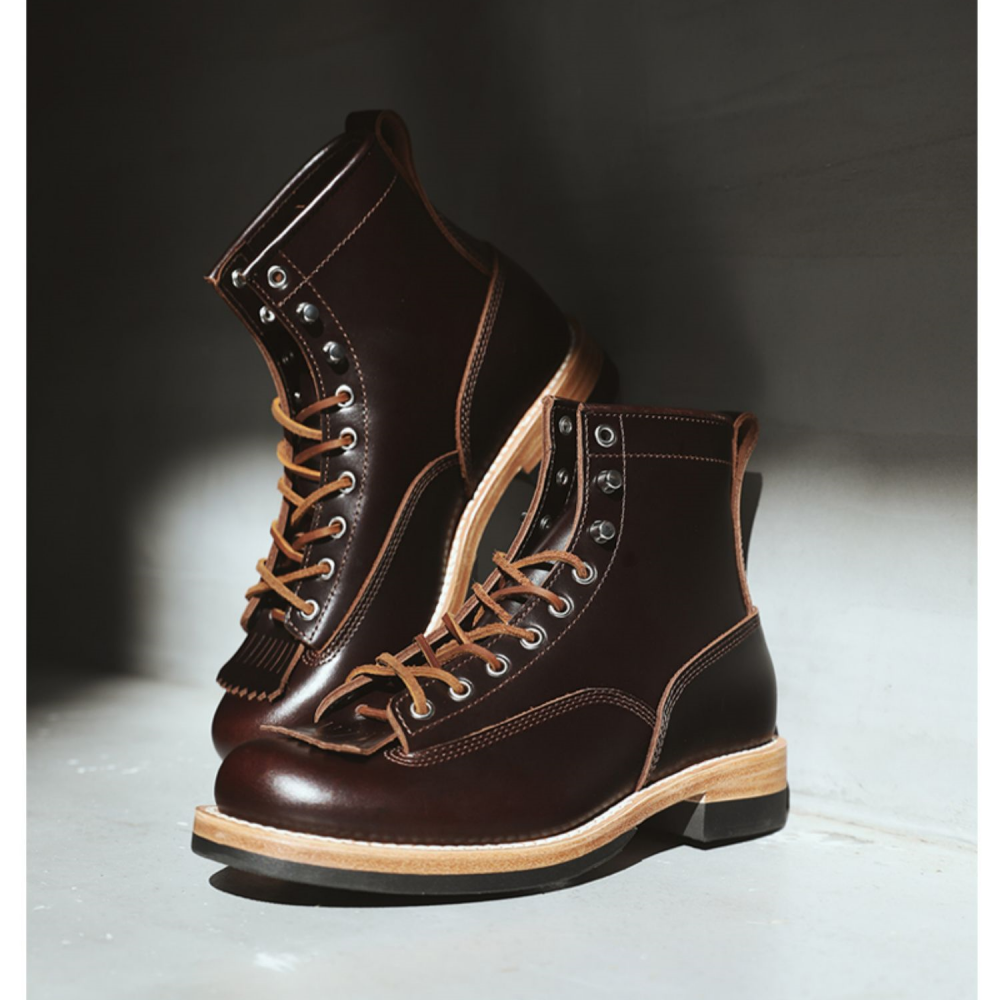 Men's Fringed Service Boots