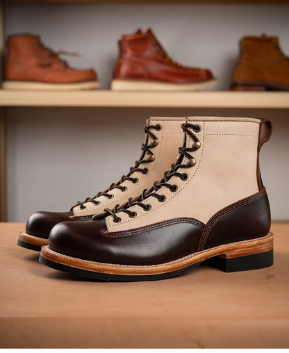 Men's Fringed Service Boots