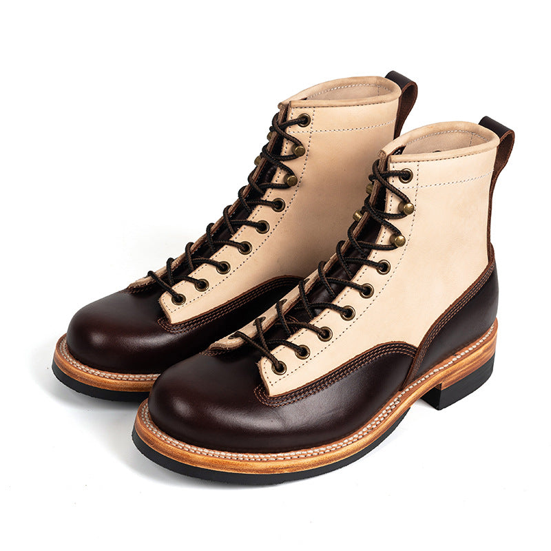 Men's Fringed Service Boots