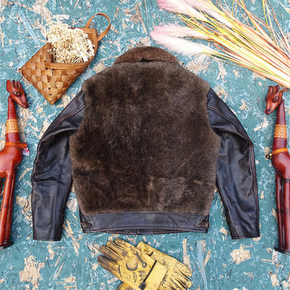 Men's Leather Grizzly Jacket