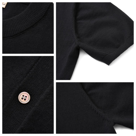 Men's Buttoned Short Sleeves T-shirt