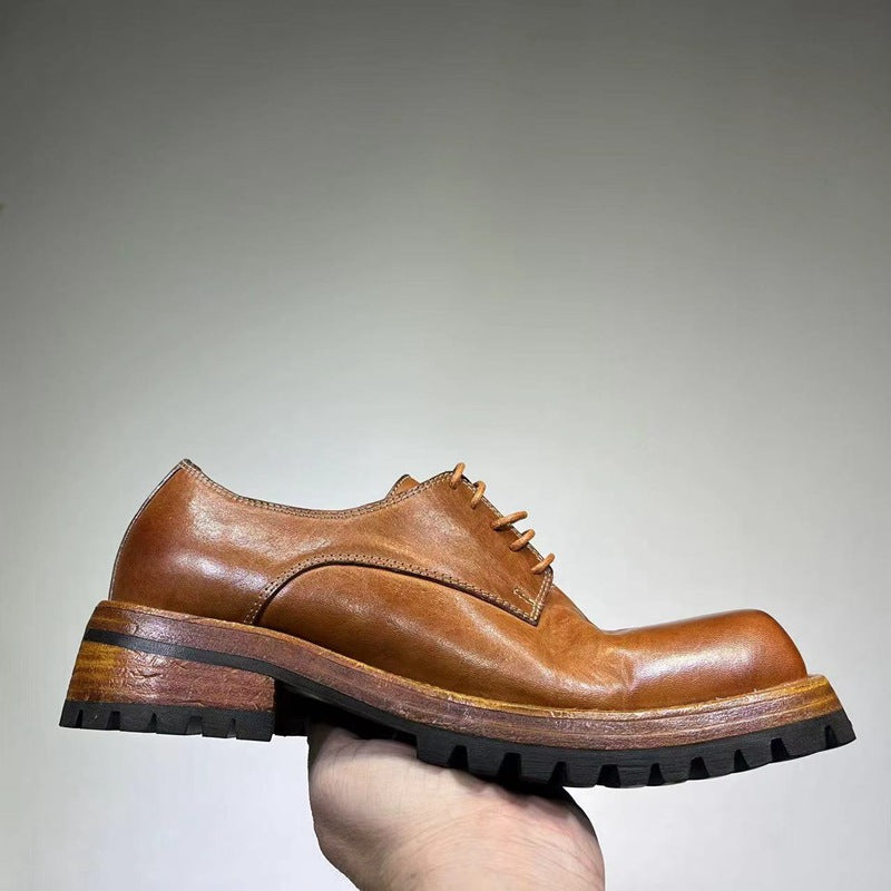 Chaussures Derby à bout carré pour hommes