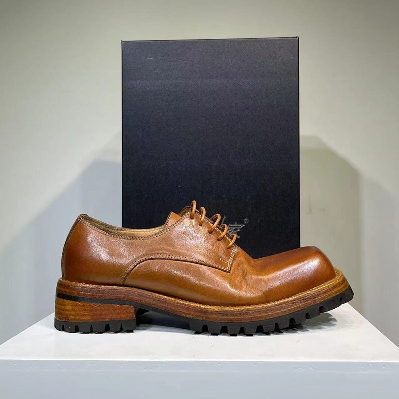 Chaussures Derby à bout carré pour hommes