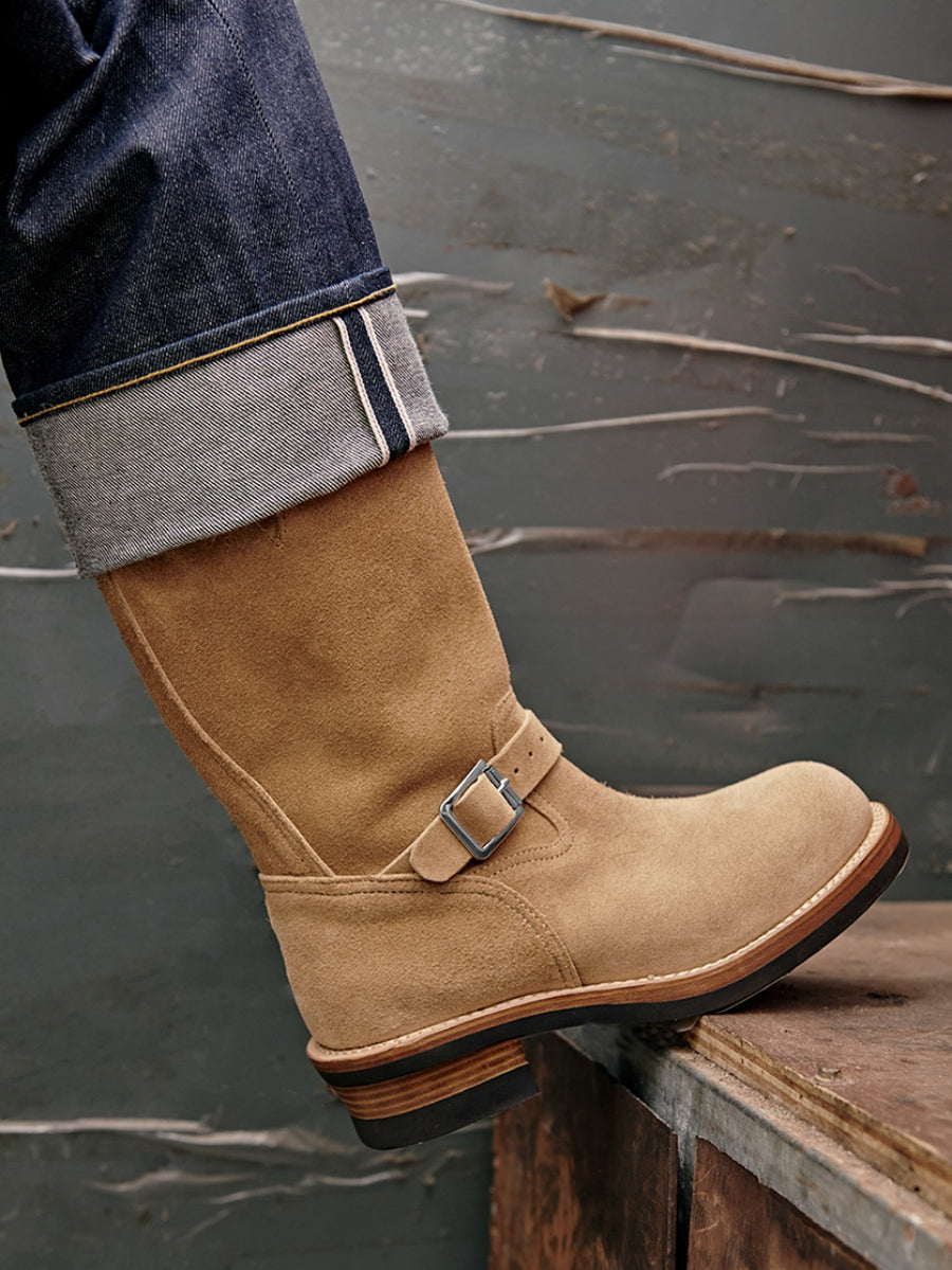 Bottes d'ingénieur en daim pour hommes 601