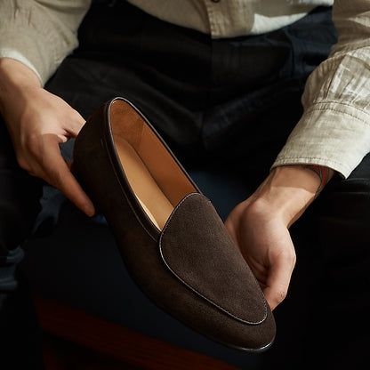 Men's Suede Loafers