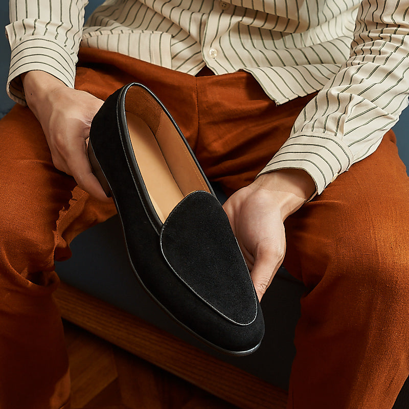 Men's Suede Loafers