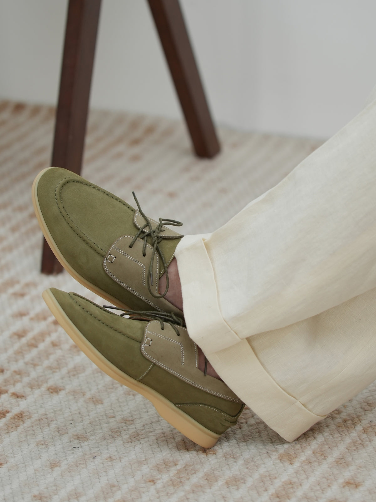 Men's Suede Boat Shoes