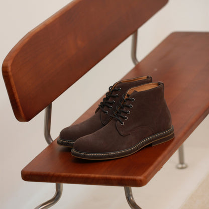 Men's Suede Derby Boots