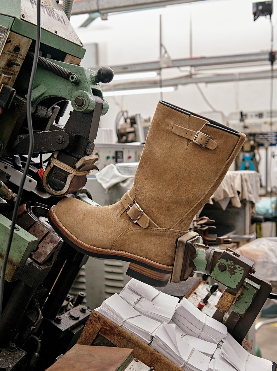 Bottes d'ingénieur en daim pour hommes 601