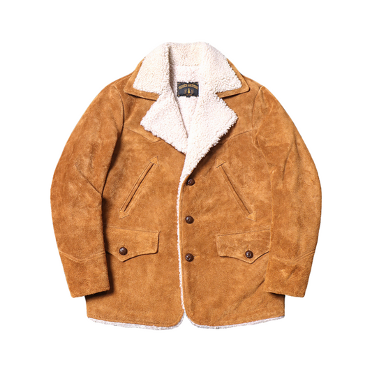 Manteau en daim style cowboy pour homme