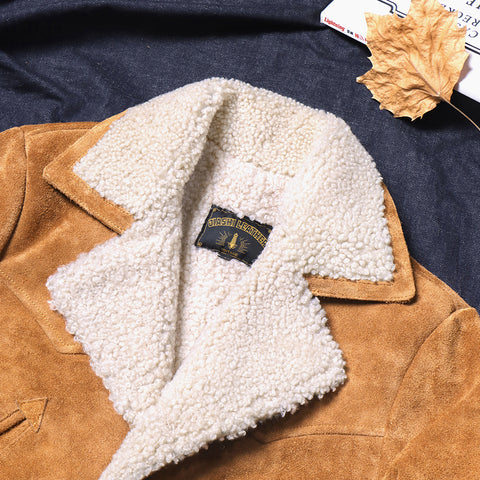 Men's Cowboy Suede Coat