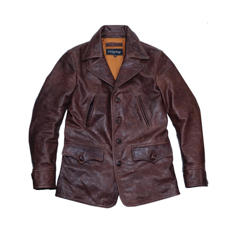 Men's Switchyard Leather Coat – Crush on Retro