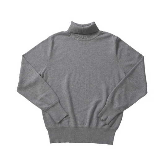 Men's Solid Turtleneck Sweater