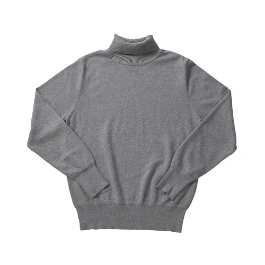 Pull col roulé uni pour homme