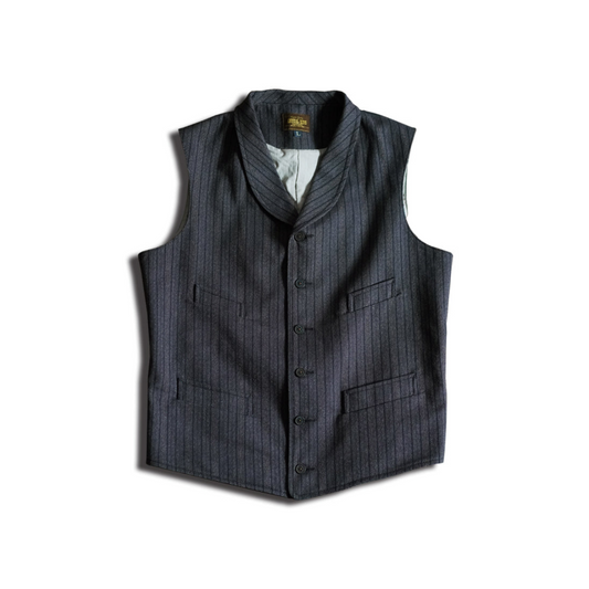 Men's Salt Pepper Striped Vest