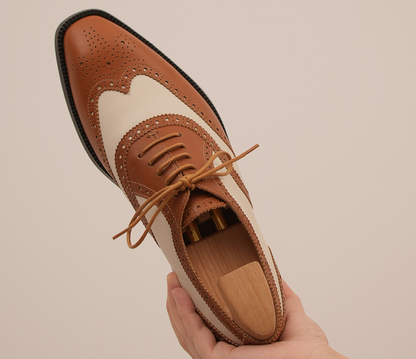 Men's Two Tone Brougue Oxford