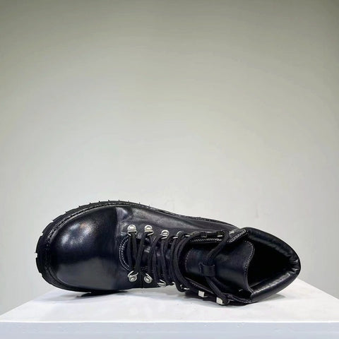 メンズ パッド入りワークブーツ