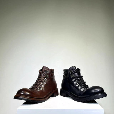 メンズ パッド入りワークブーツ