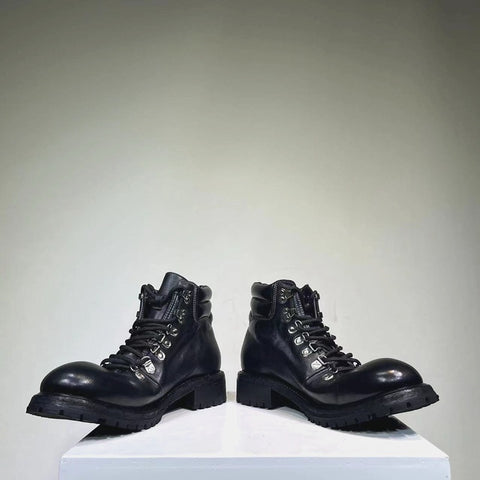 メンズ パッド入りワークブーツ