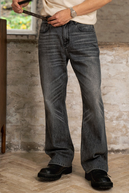 Men's 14OZ Washed Jeans