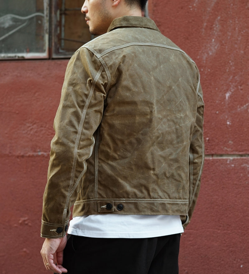 Men s 91B Wax Canvas Jacket XL Khaki