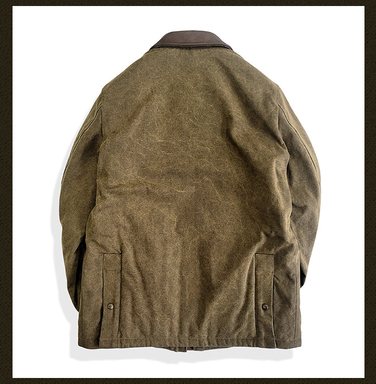 Men's Waxed Cotton Safari Jacket