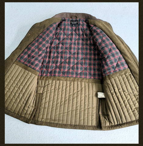 メンズワックスコットンサファリジャケット