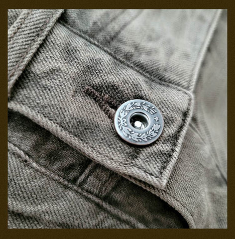 メンズ ウォッシュ加工 ダメージ加工 ワークジーンズ