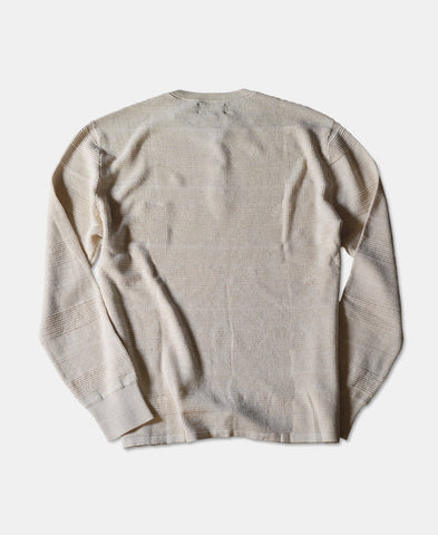 Long Sleeves Jacquard Henley Shirt 1