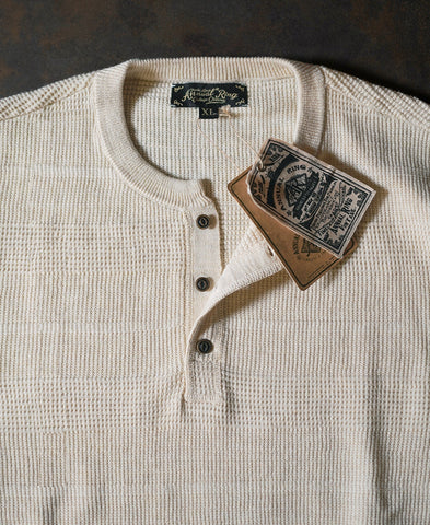 Long Sleeves Jacquard Henley Shirt 5